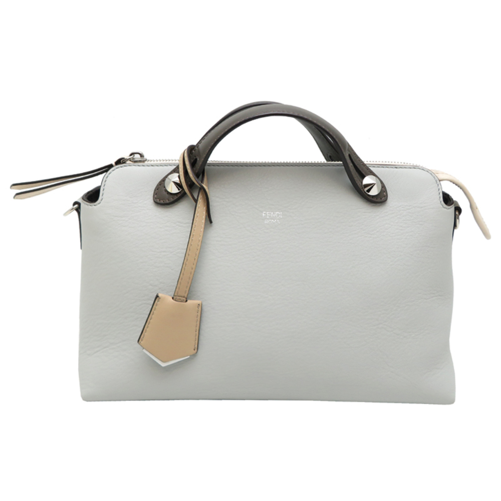 FENDI By The Way Handbag Leather Beige Strap